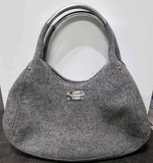 Kate Spade Women's Medium Grey Felt Clutch Bag
