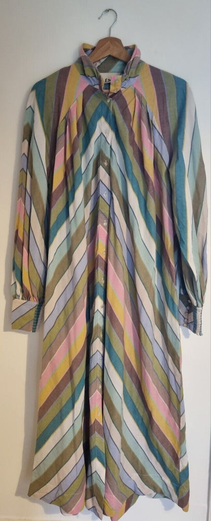 ALEMAIS Women's 100% Cotton Gorgeous Maxi Dress Size XL