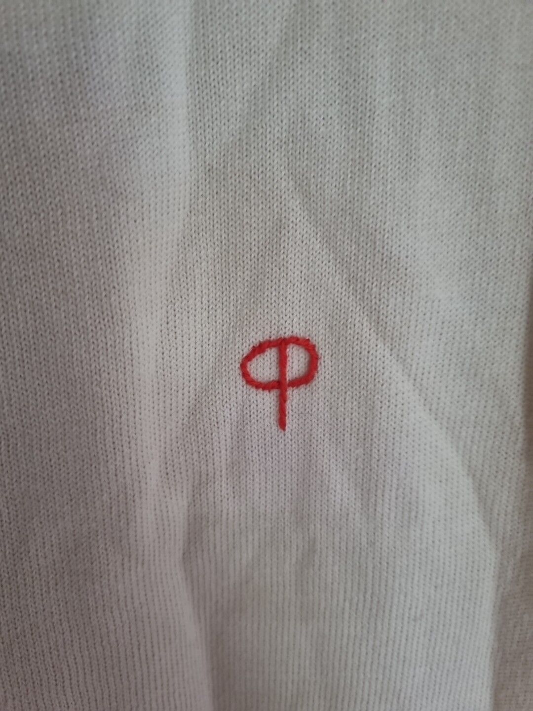 Chinti And Parker  Women's"Ciao" Slogan Sweater 100% Cream Cotton Size XS