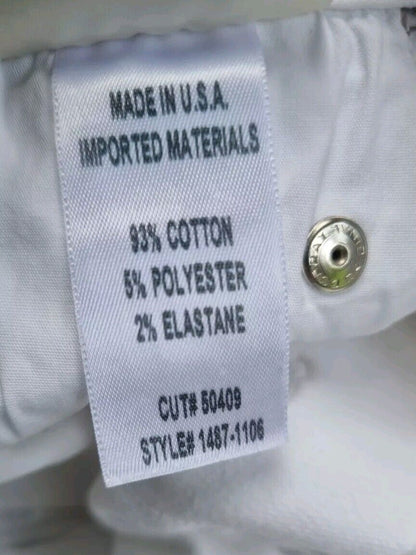 Citizens Of Humanity Women's Rocket Crop Mid Rise Skinny White Jeans Size 23