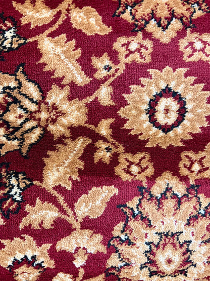 Pasha Red & Ivory Traditional rug