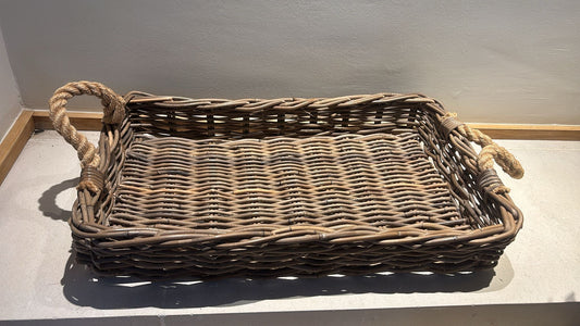 Wicker Basket Tray
