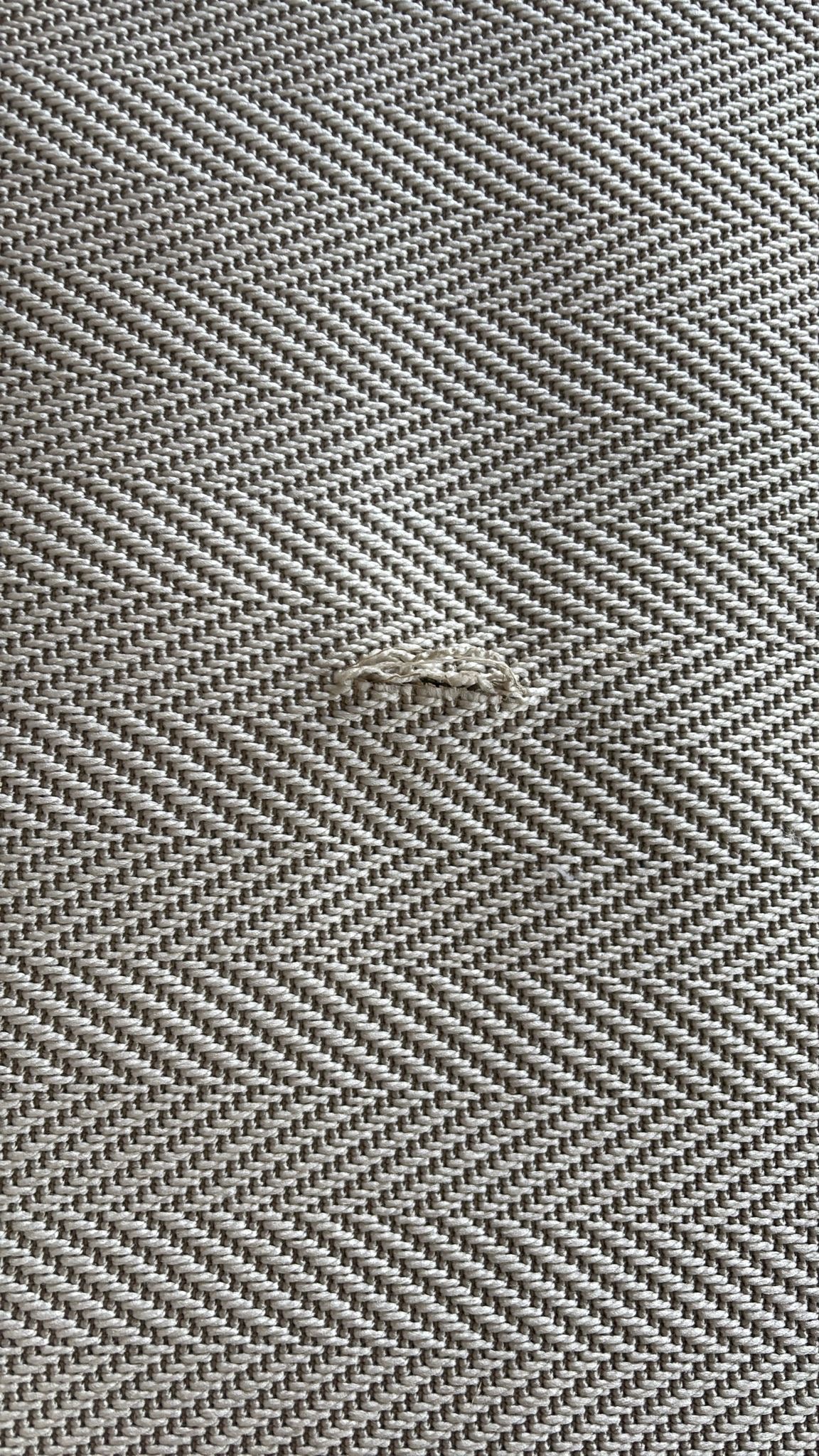 Unnatural Flooring Chevron Rug with Brown Leather Edging