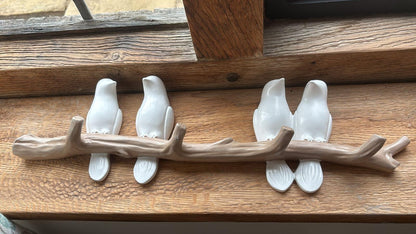 Pair of Decorative Birds on Branches