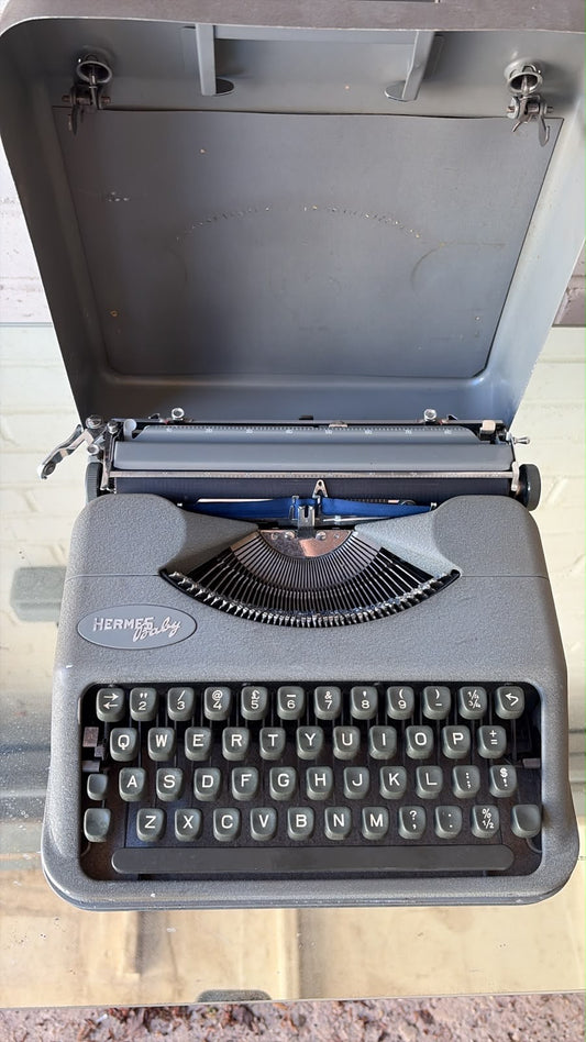 Vintage Hermes Baby portable typewriter
