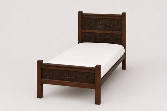 Antique Wooden Single Jack & Jill Beds