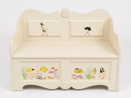 Hand Painted Wooden Children's Storage