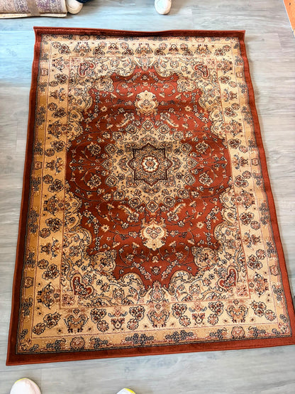 Pasha Traditional Brown Rug
