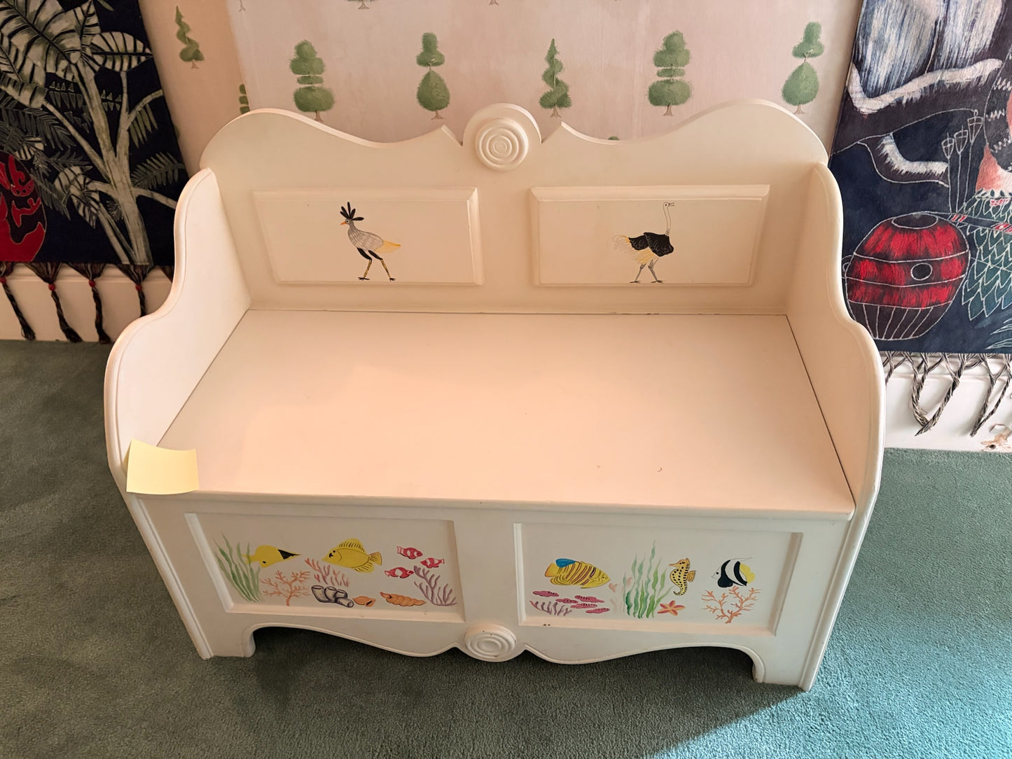 Hand Painted Wooden Children's Storage