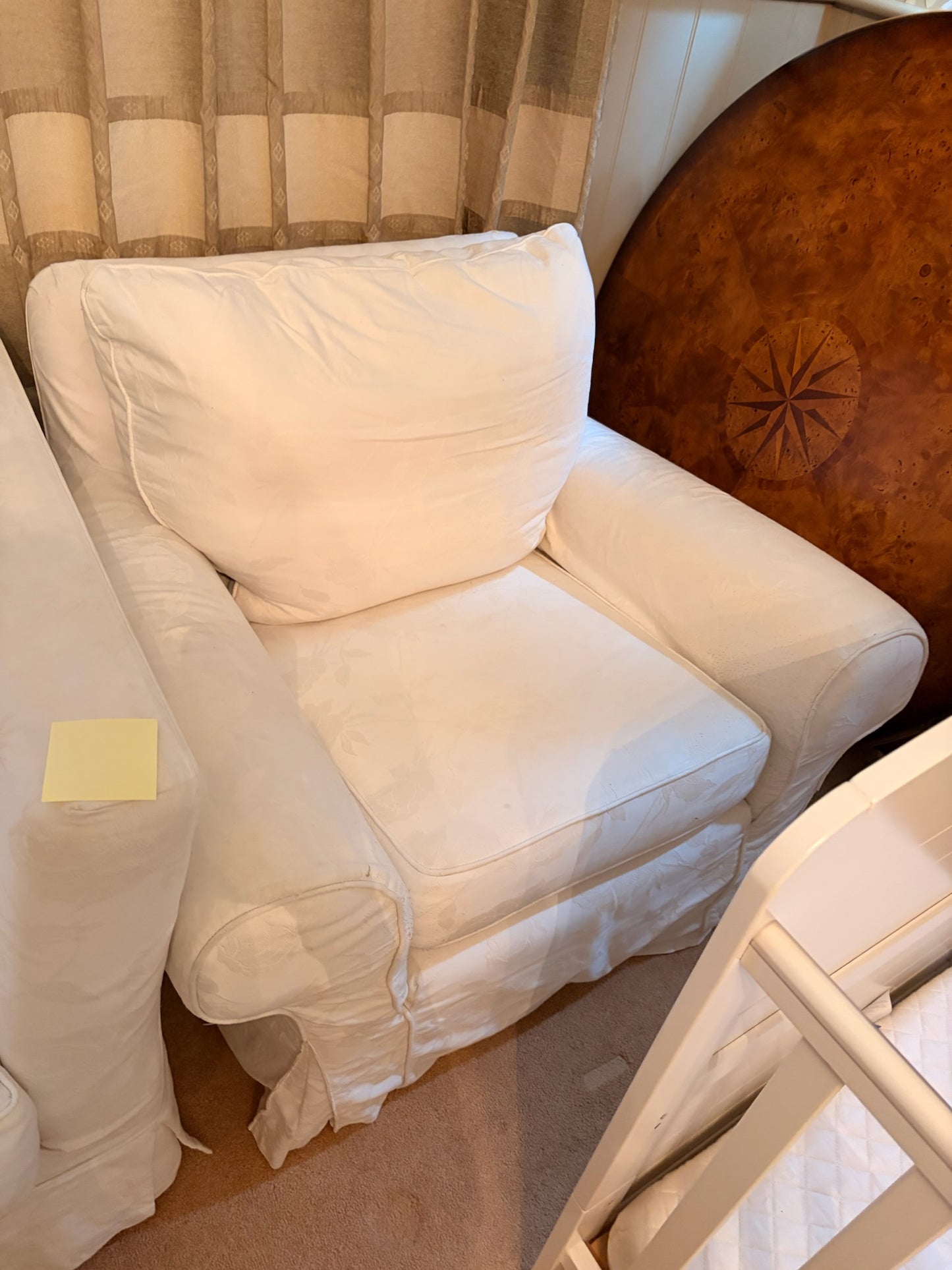 Cream Armchair