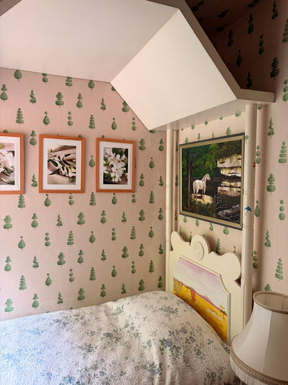 4 Poster Single Painted Bed