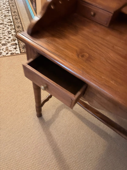 Vintage Solid Wood Writing Desk