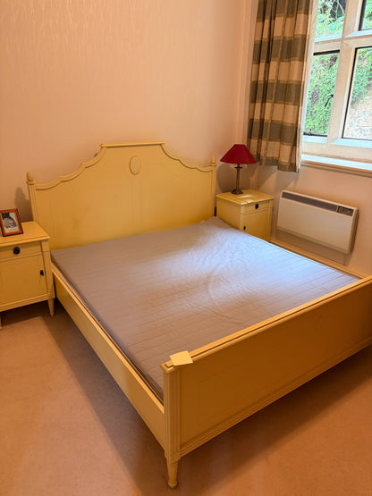 Painted Wooden Full Size Bed Frame
