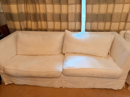 Three Seater Cream Sofa