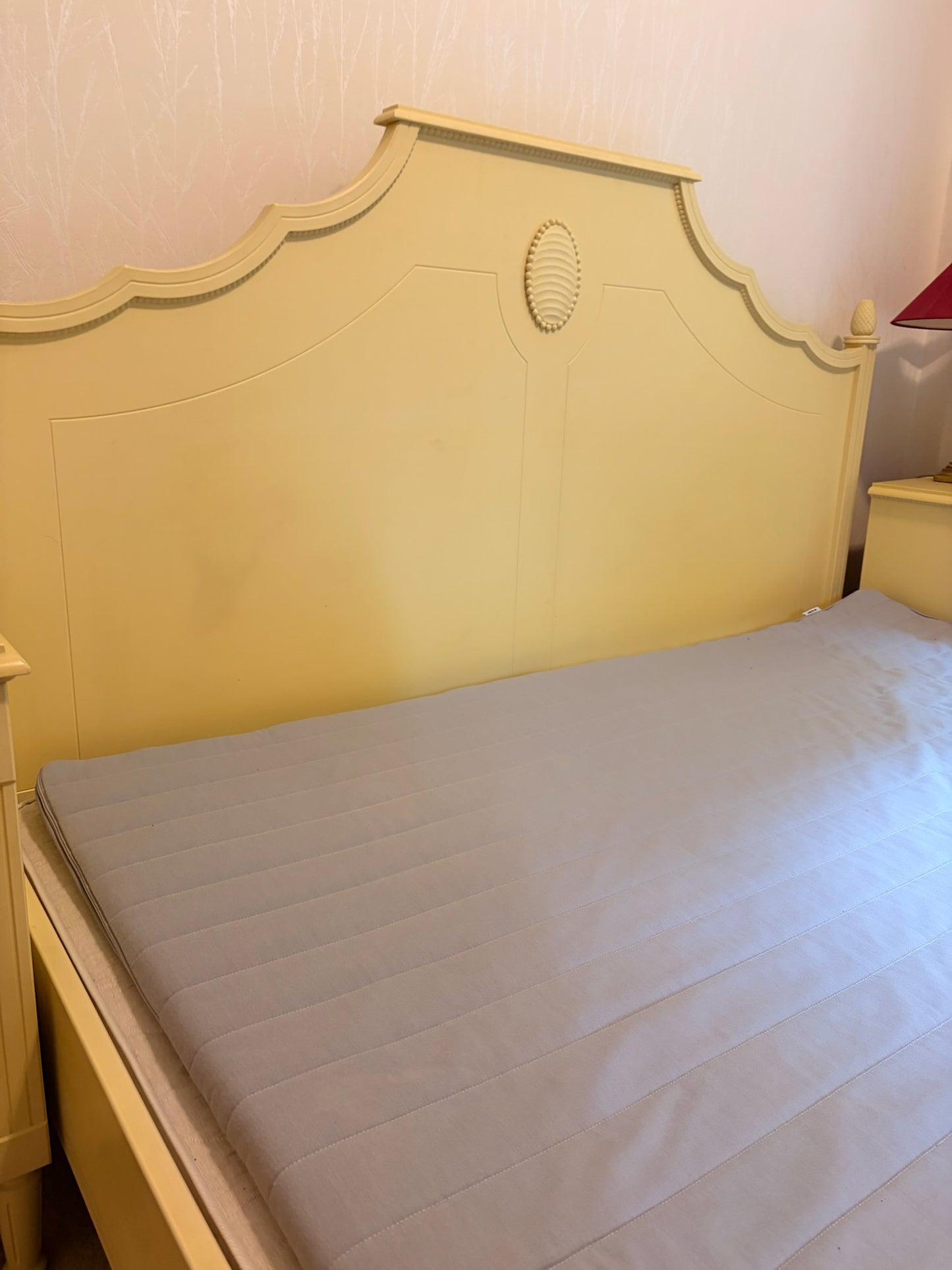 Painted Wooden Full Size Bed Frame