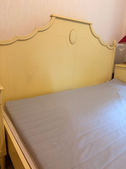 Painted Wooden Full Size Bed Frame