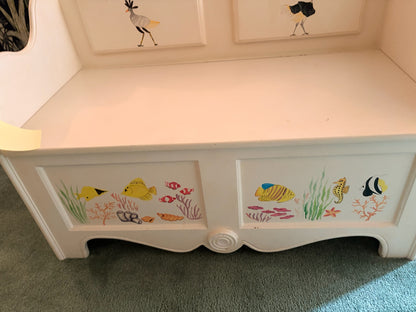 Hand Painted Wooden Children's Storage