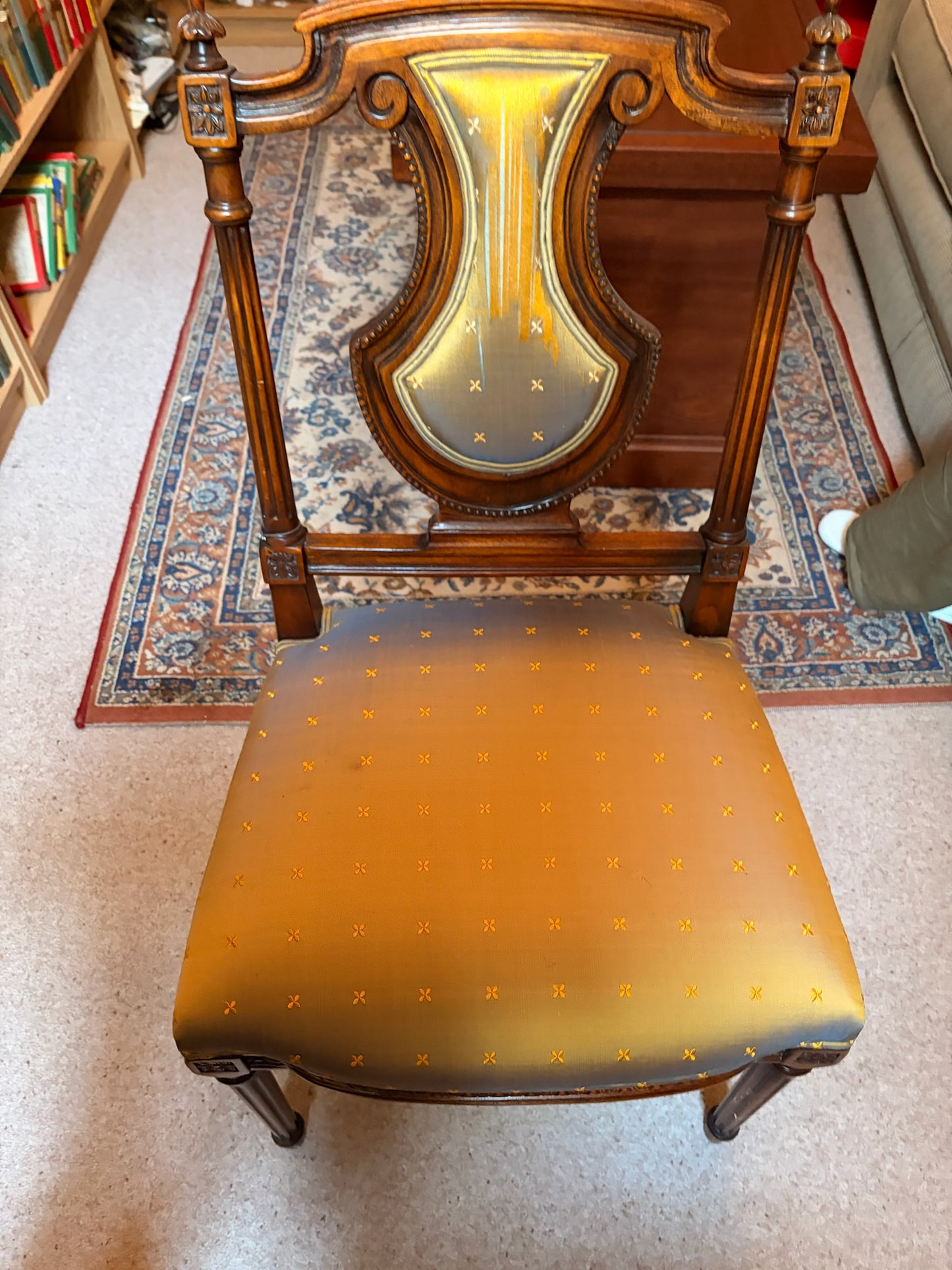 Theodore Alexander Regency Louis XVI Style Upholstered Dining Chair