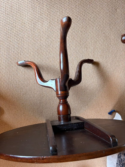 Mahogany Tripod Circular Table