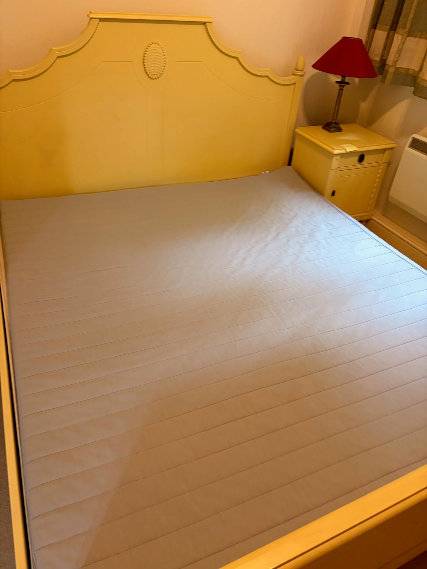Painted Wooden Full Size Bed Frame