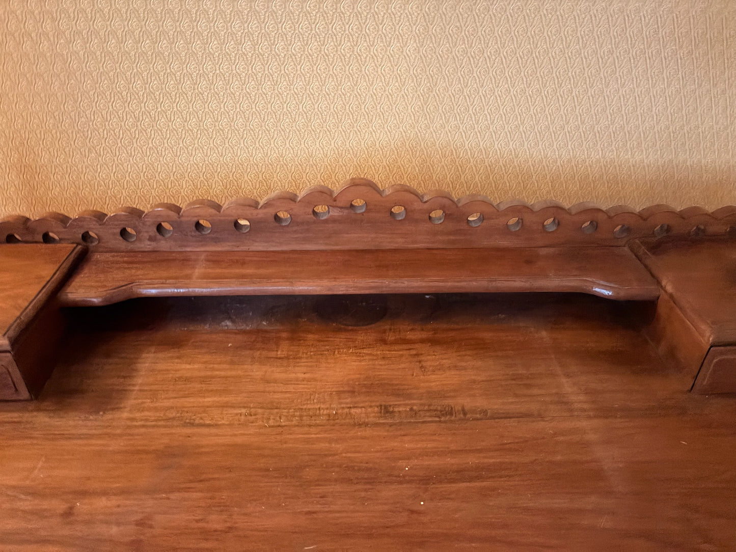 Vintage Solid Wood Writing Desk
