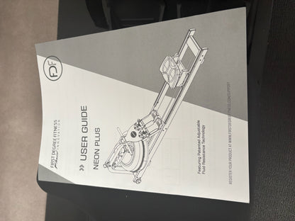 Fluid Power Neon Pro V Rowing Machine & Mat