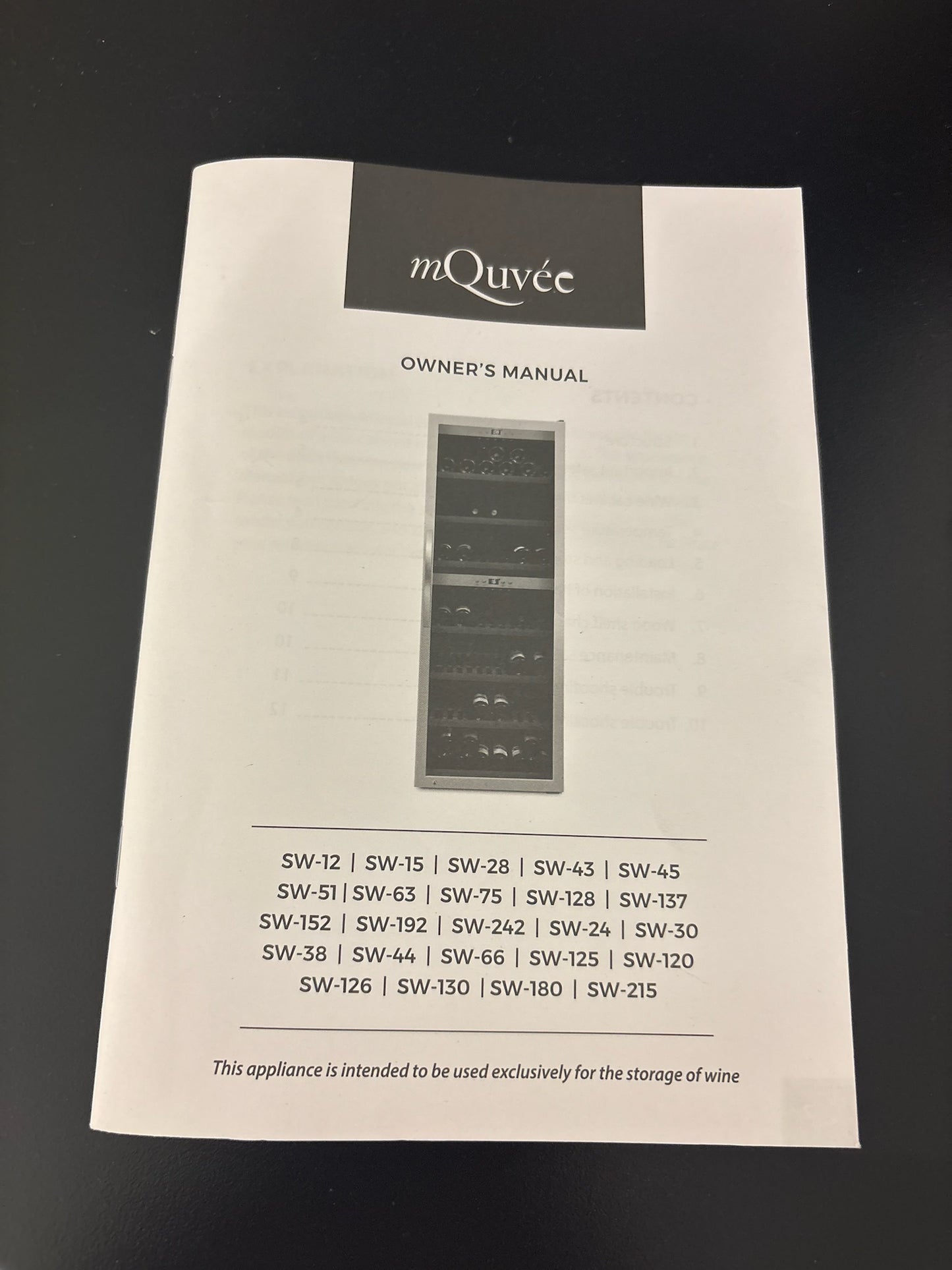MQuvee Wine Fridge - 48 Bottles