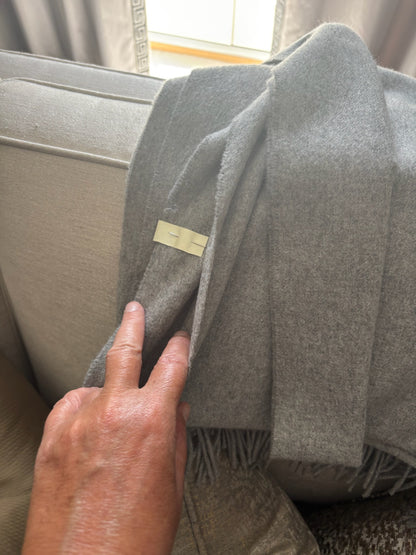New Cashmere Throw by Johnson’s of Elgin
