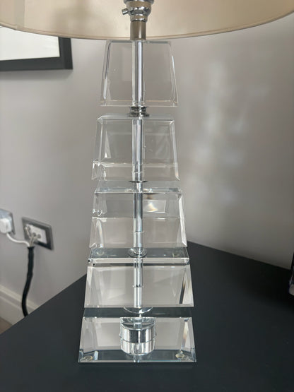 Glass Base Lamp