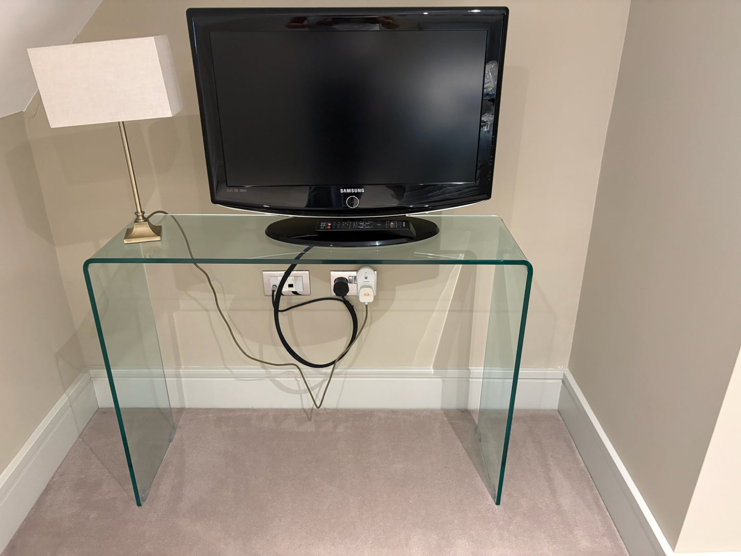 Glass Console Table