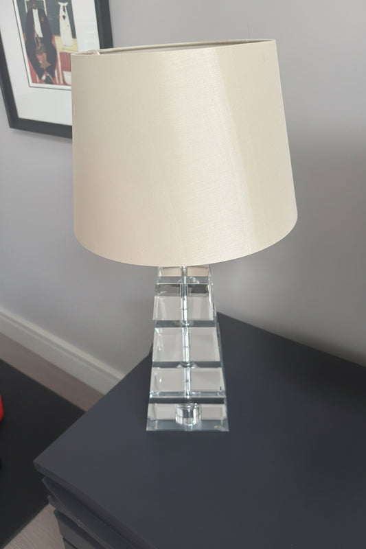 Glass Base Lamp