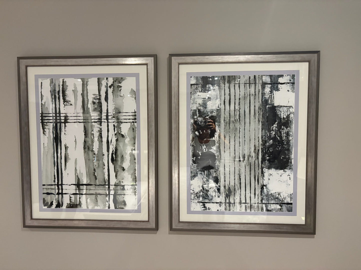 Pair of Black & White Pictures
