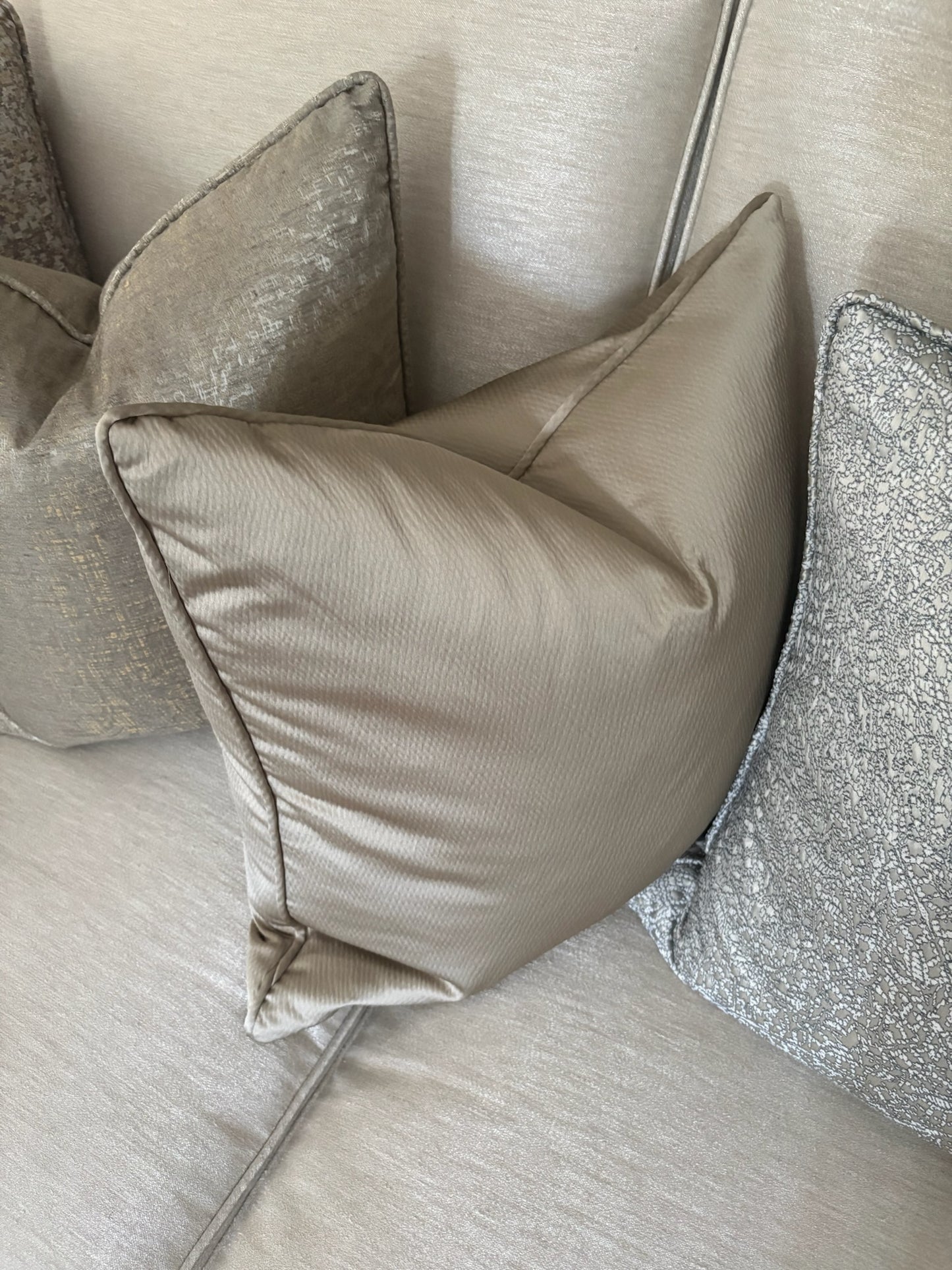 Silk Cushions by Alexander James Interiors