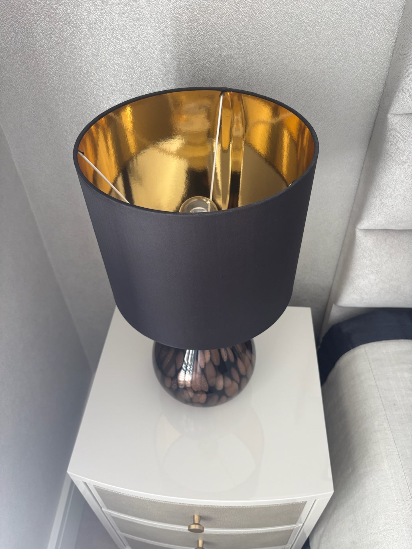 Pair of Black Lamps