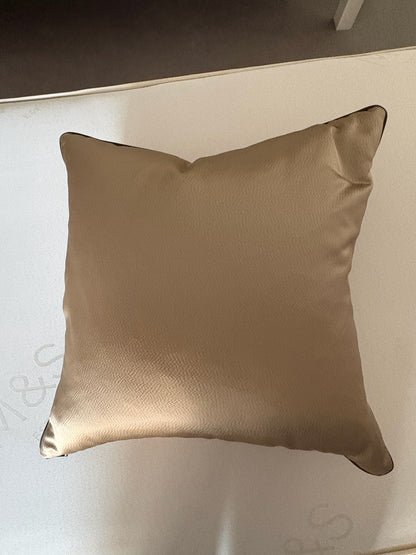 Gold Silk Cushions by Alexander James