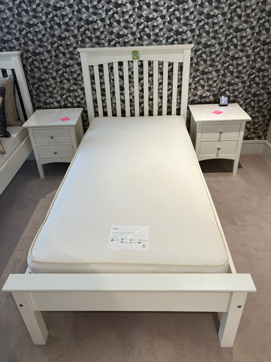 Single White Bed Frames
