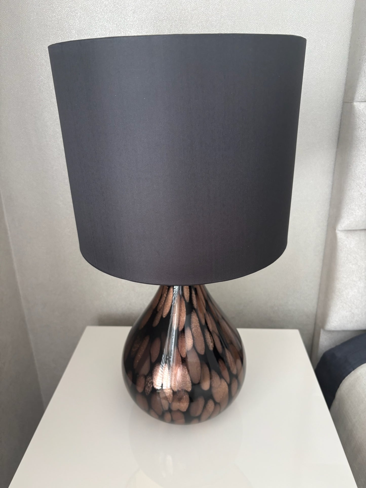 Pair of Black Lamps