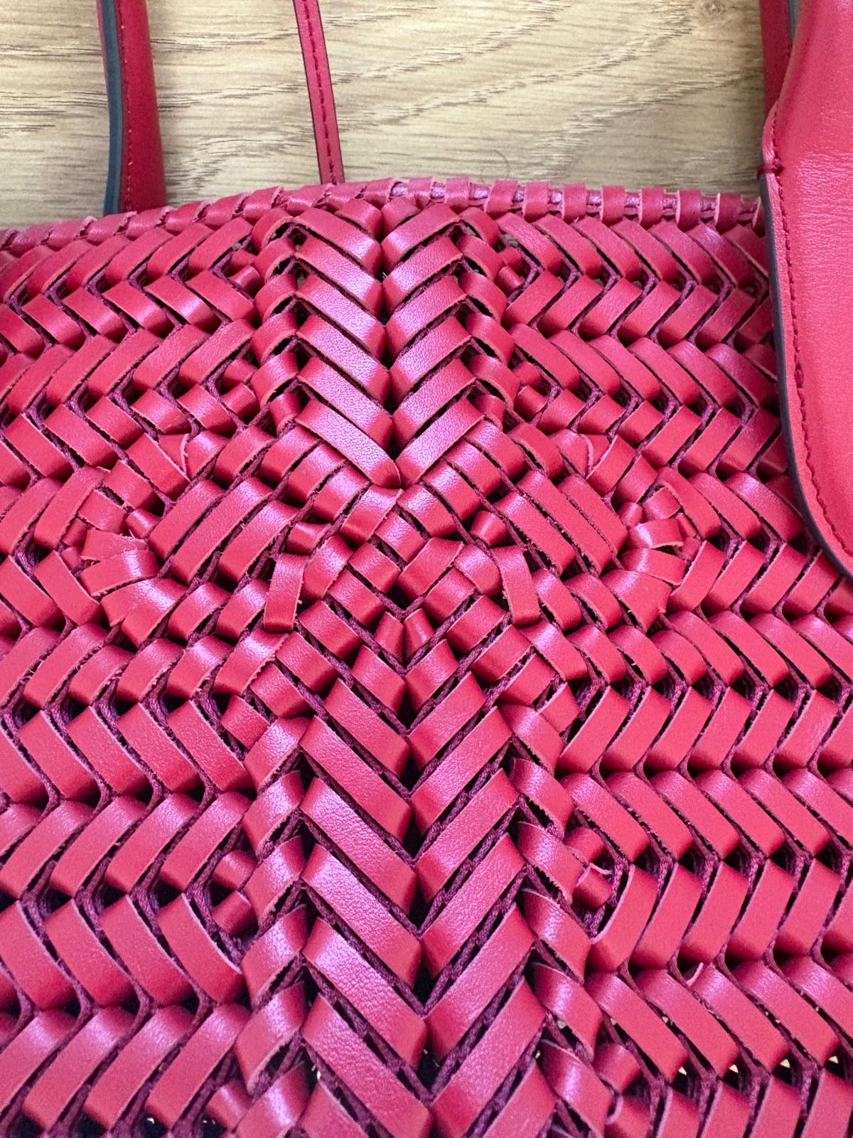 Anya Hindmarch Red Leather Tote