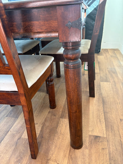 Table and 4 Chairs