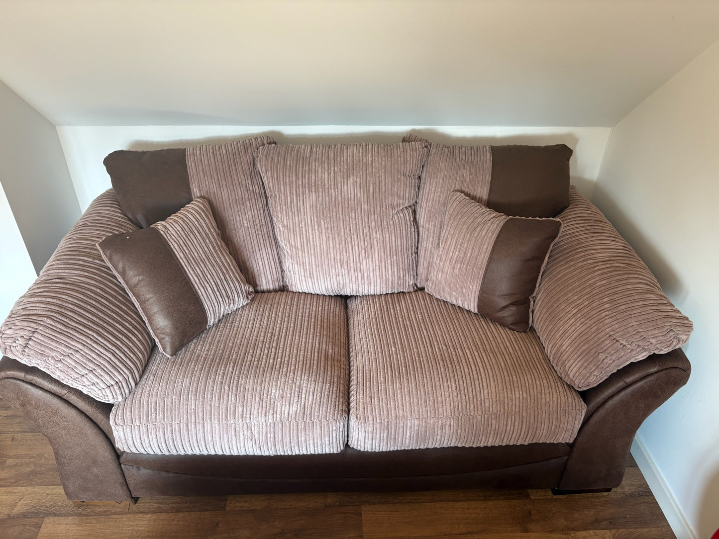 Leather / Material 2 Seater Sofa