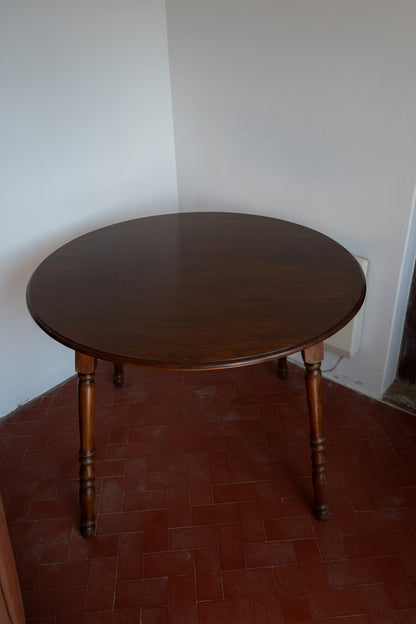 Circular Wooden Table
