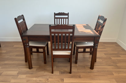Table and 4 Chairs