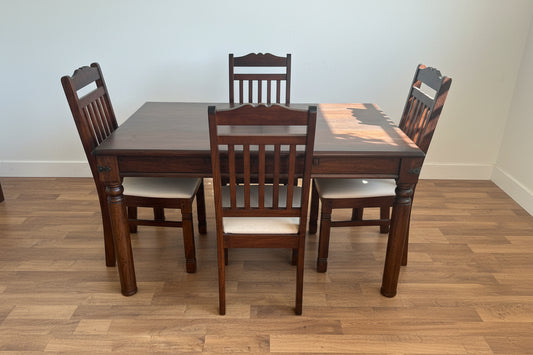 Table and 4 Chairs