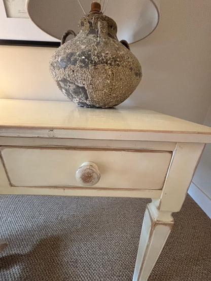 Cream Distressed Desk & Chair by Chelsea Textiles