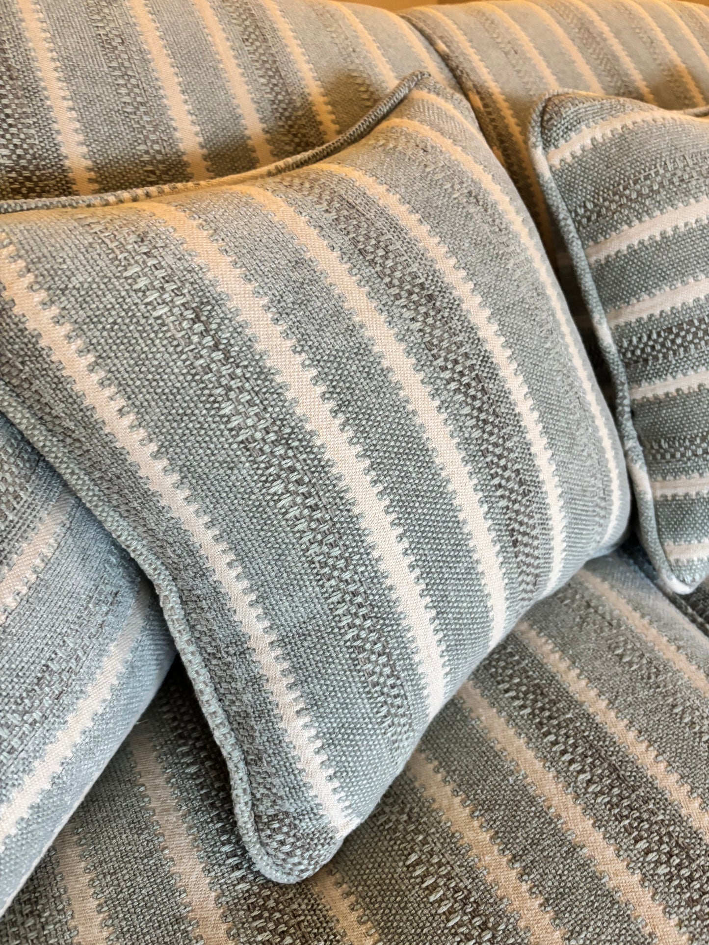 2 Seater Sage and Cream Sofabed Darlings Of Chelsea