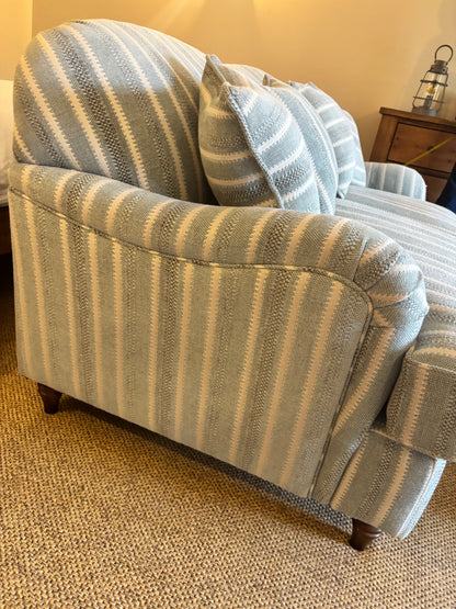 2 Seater Sage and Cream Sofabed Darlings Of Chelsea