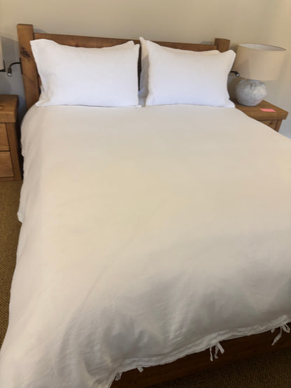Oak King Size Bed with Wooden Headboard by Funky Chunky Coleridge