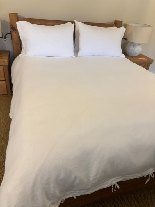 Oak King Size Bed with Wooden Headboard by Funky Chunky Coleridge