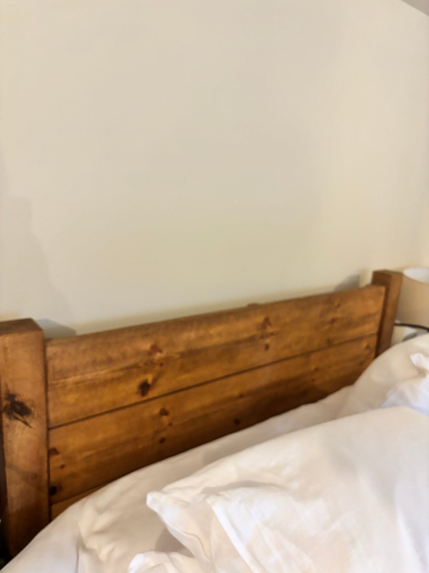 Oak King Size Bed with Wooden Headboard by Funky Chunky Coleridge