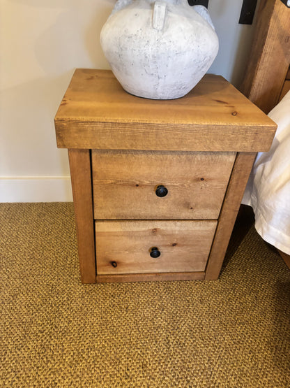Pair of Oak Bedside Tables by Funky Chunky Coleridge